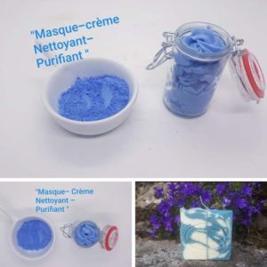 Chantilly "Masque- Crème Nettoyant- Purifiant" à l'Argile Bleue