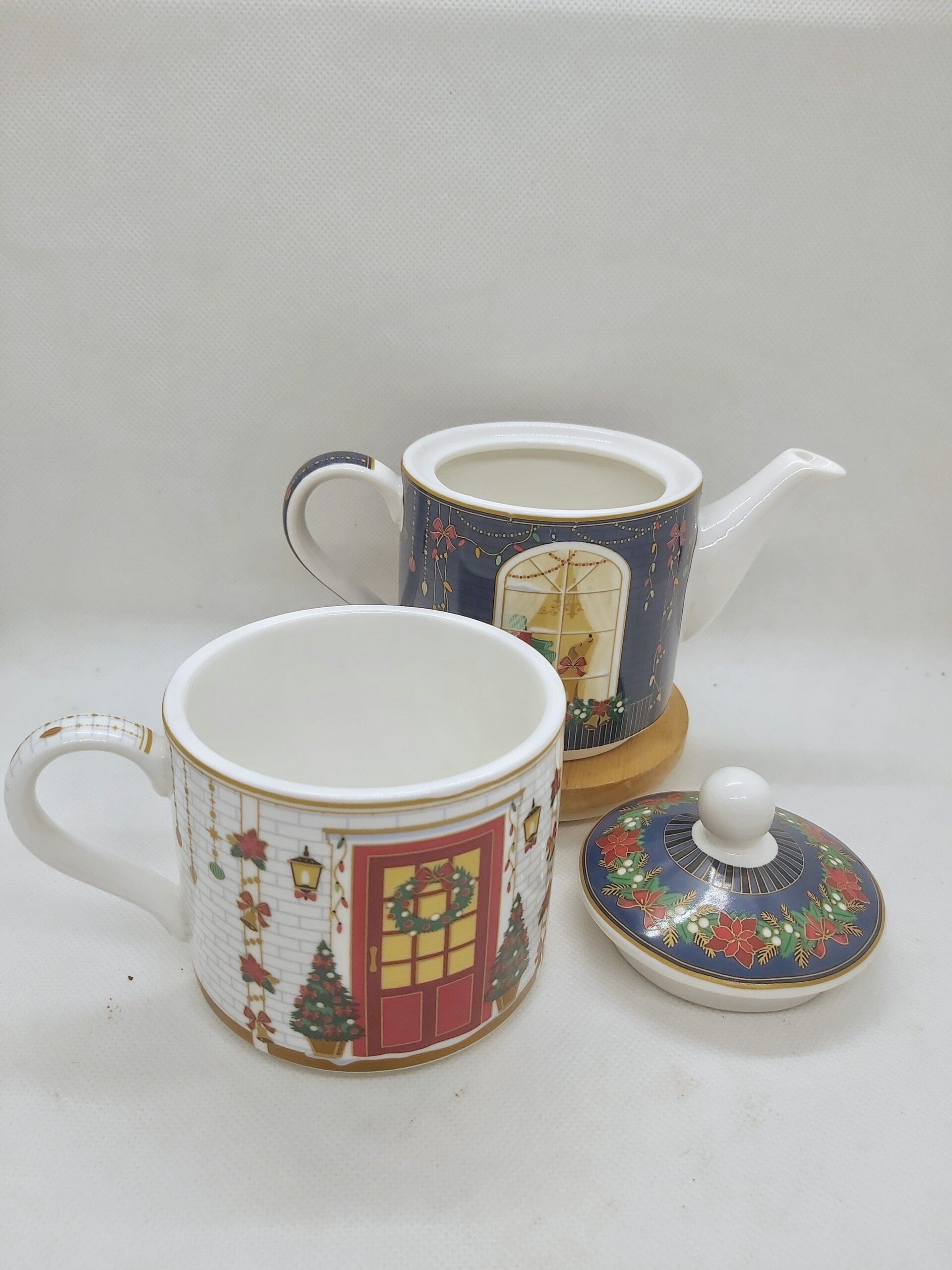 A Noël: Coffret Théière- Solitaire "ESPRIT DE NOEL" – Image 4