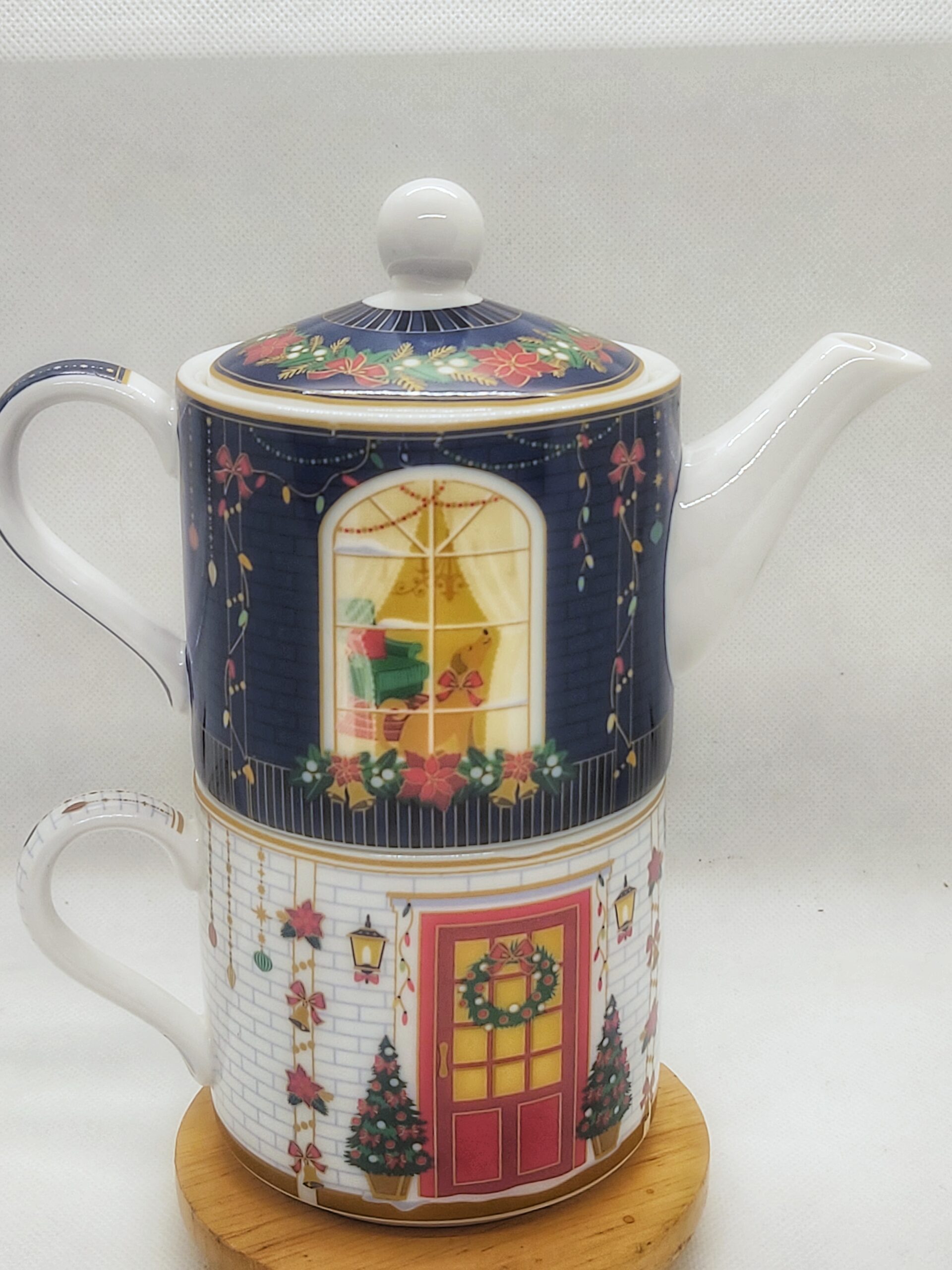 A Noël: Coffret Théière- Solitaire "ESPRIT DE NOEL" – Image 2